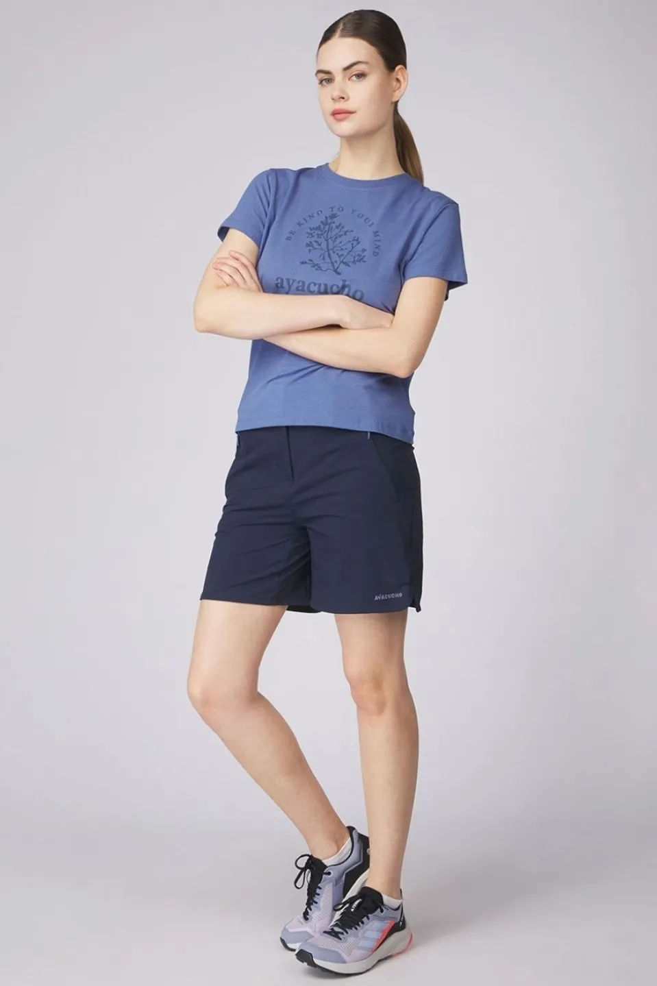 Womens Forest Softshell Shorts