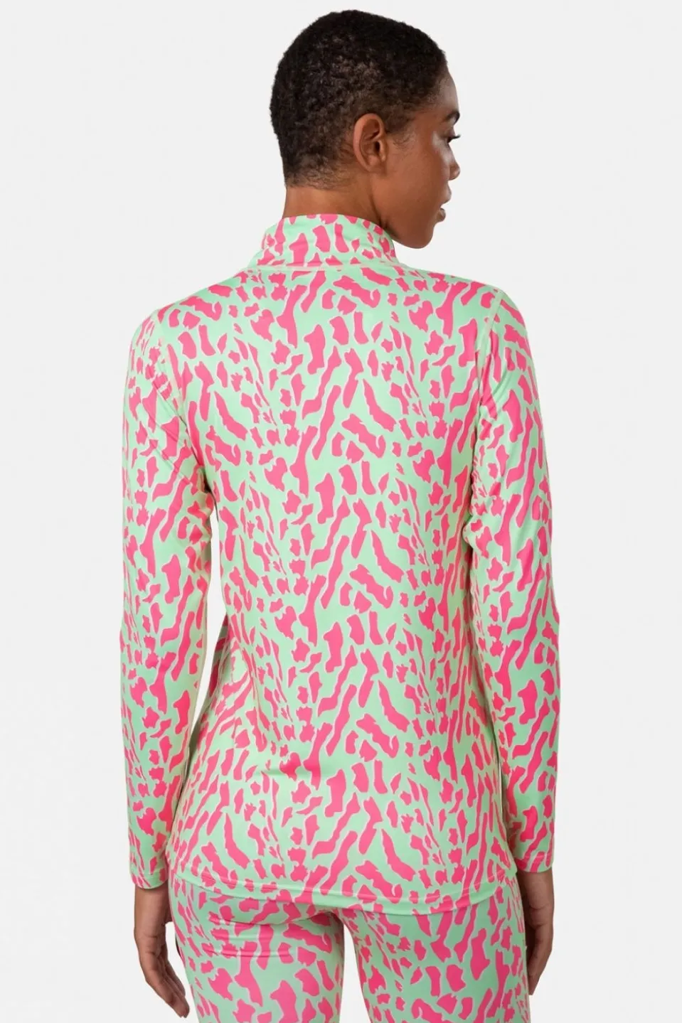 Womens Fryd Half Zip Base Layer Top