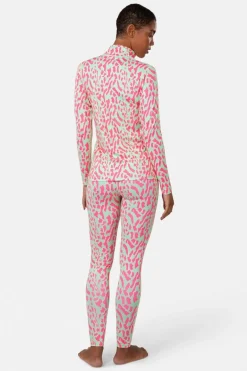 Womens Fryd Half Zip Base Layer Top