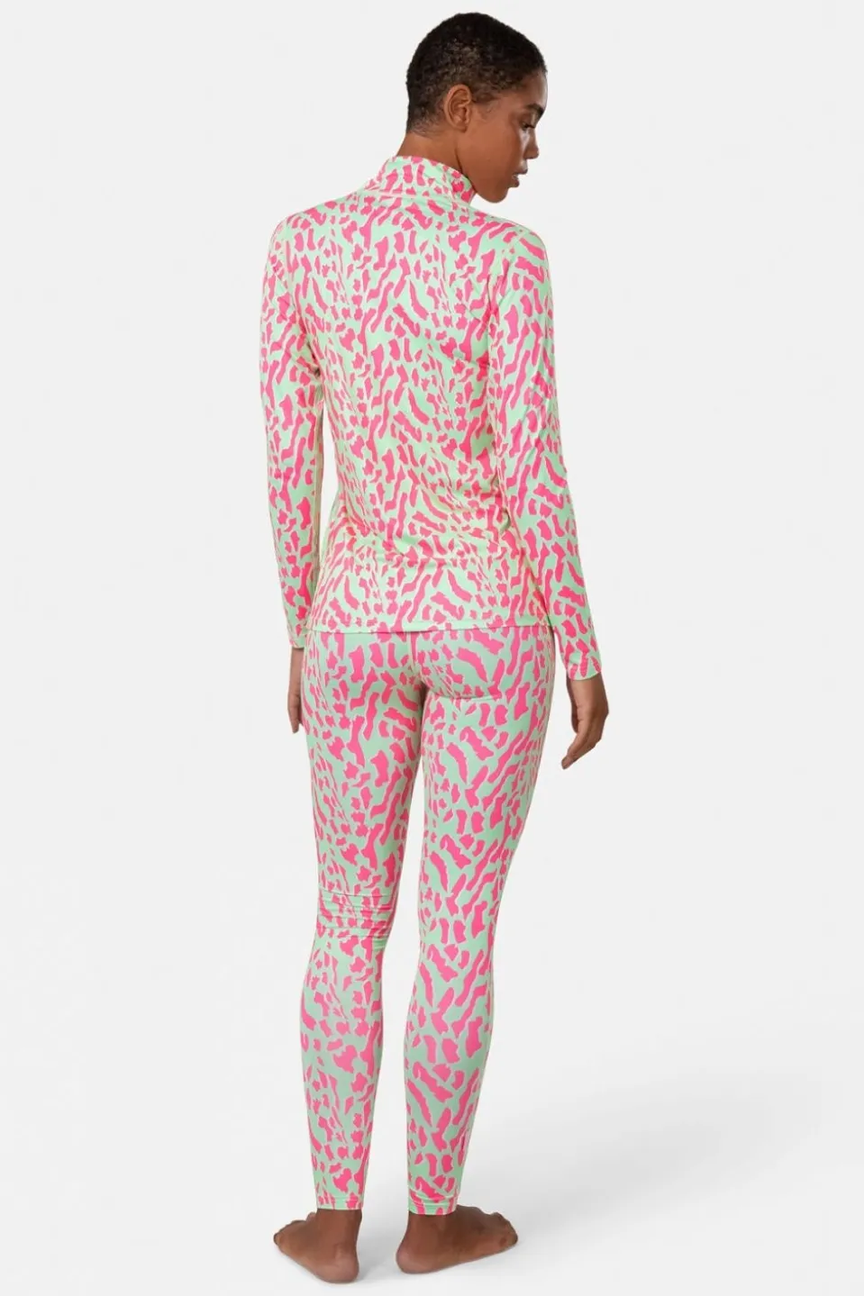 Womens Fryd Half Zip Base Layer Top