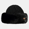 Womens Fur Cable Bandhat Beanie