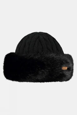 Womens Fur Cable Bandhat Beanie