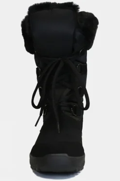 Womens Fur Trim Traction Snow Boots
