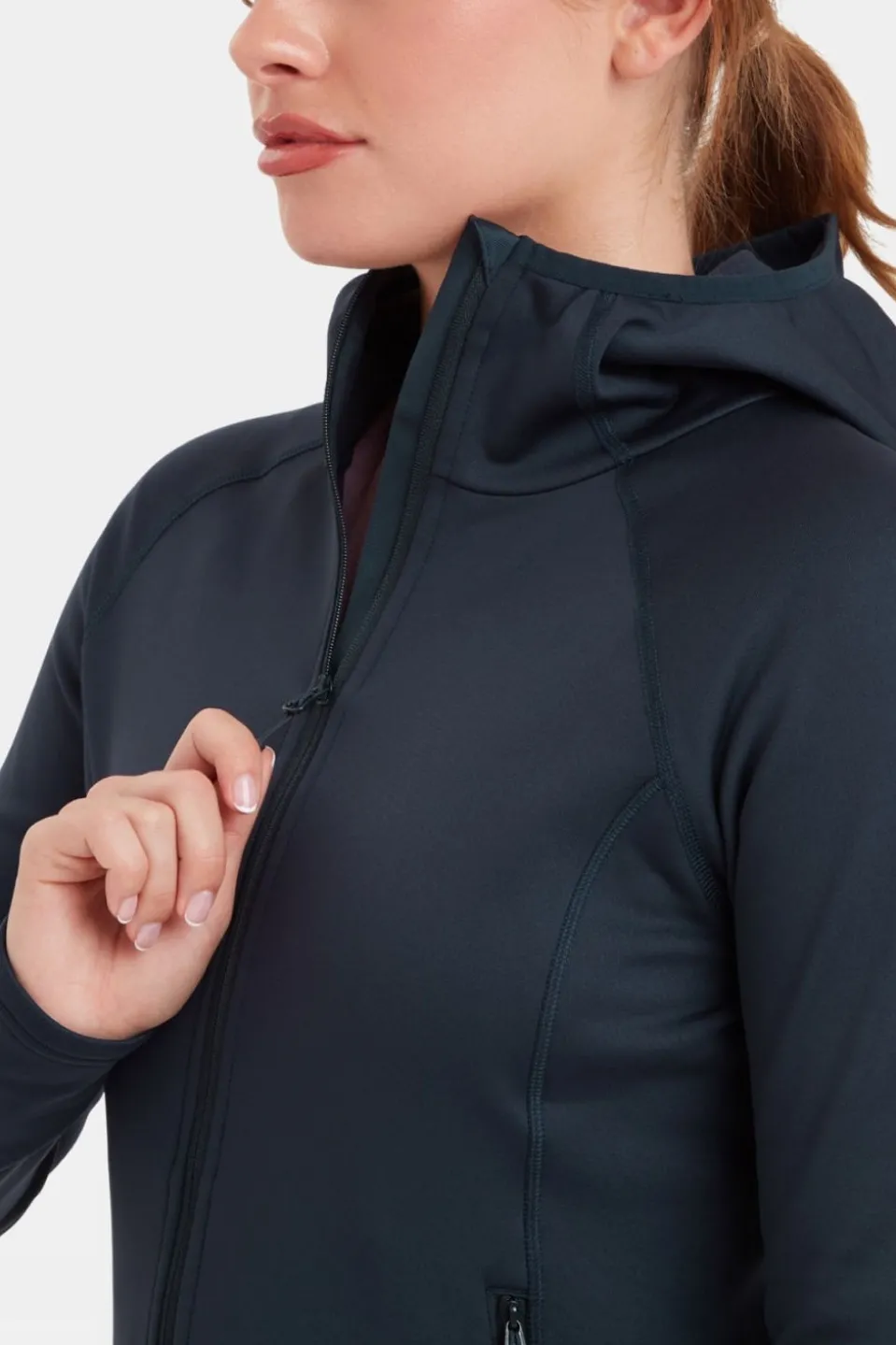 Womens Fury Lite Hooded Fleece Jacket