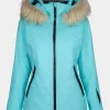 Womens Geod Faux Fur Ski Jacket