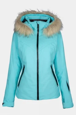 Womens Geod Faux Fur Ski Jacket