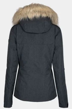 Womens Geod Faux Fur Ski Jacket