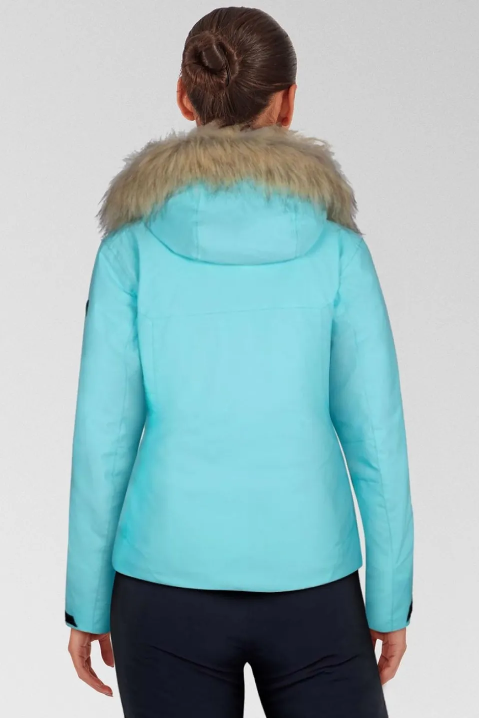 Womens Geod Faux Fur Ski Jacket