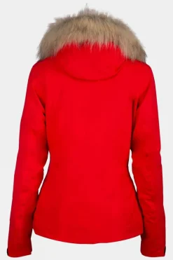 Womens Geod Faux Fur Ski Jacket