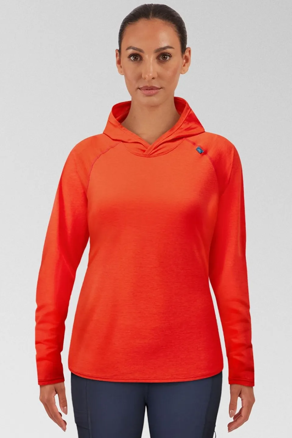 Womens Glace Hooded Top