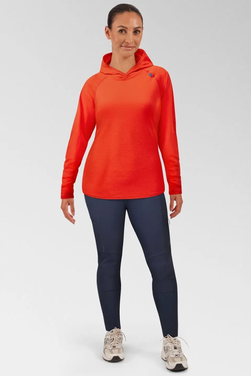 Womens Glace Hooded Top