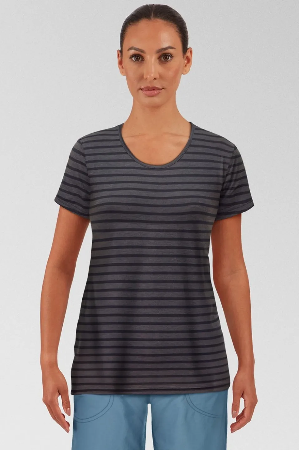 Womens Groundup Stripe T-Shirt