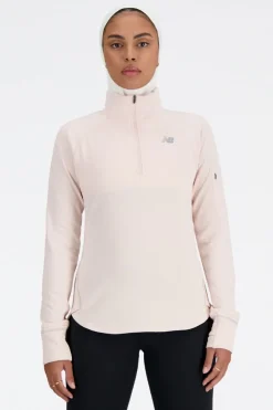 Womens Heat Grid Half Zip Top