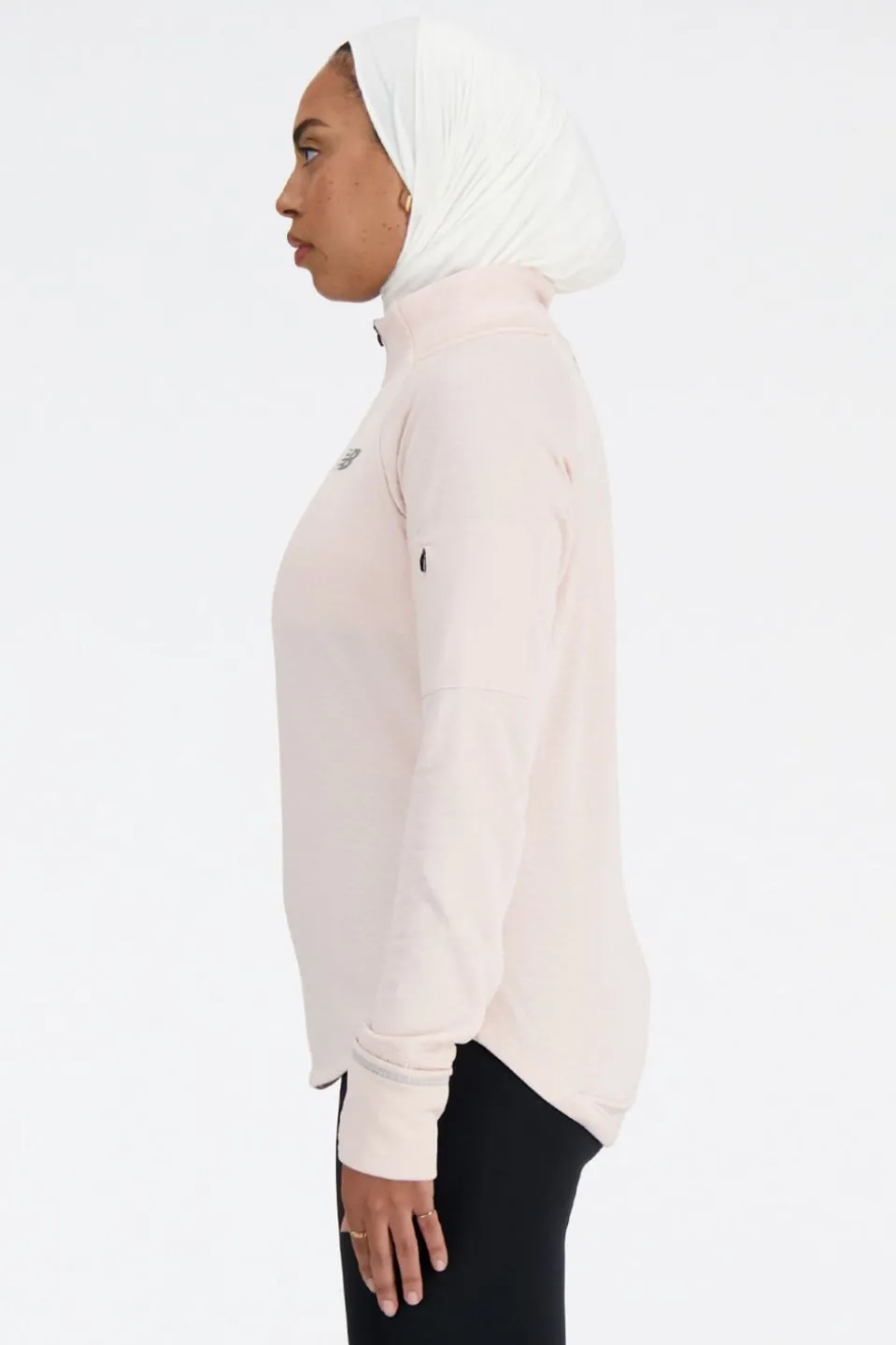 Womens Heat Grid Half Zip Top