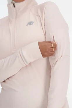 Womens Heat Grid Half Zip Top