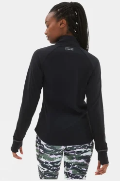 Womens Heat Grid Half Zip Top