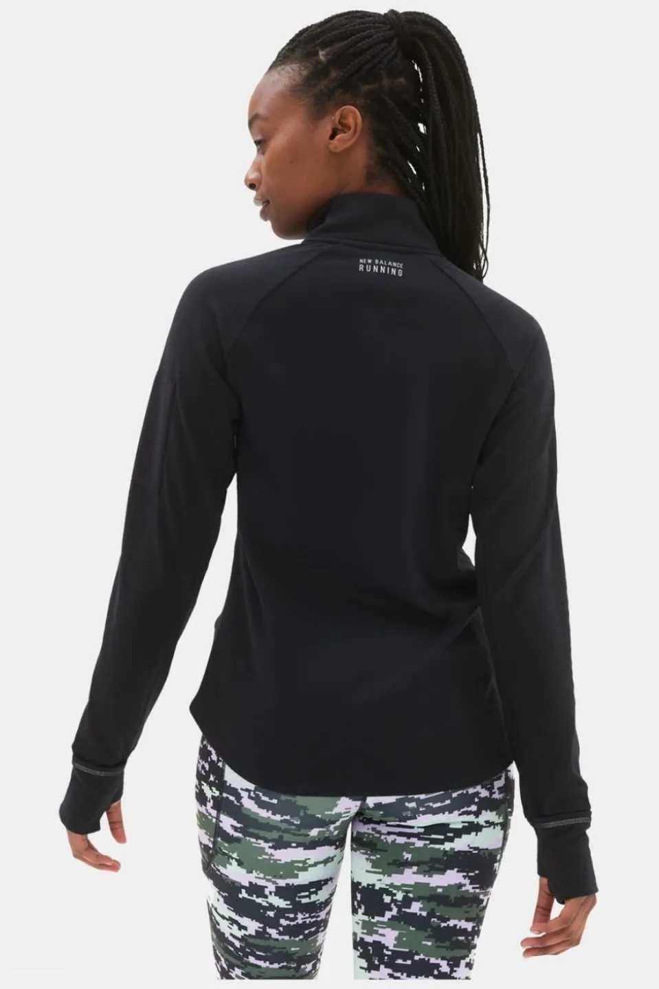 Womens Heat Grid Half Zip Top
