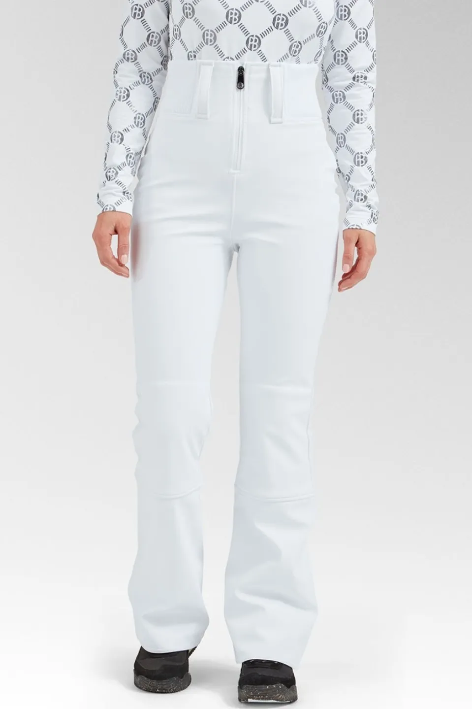 Womens High Waist Softshell Ski Pants