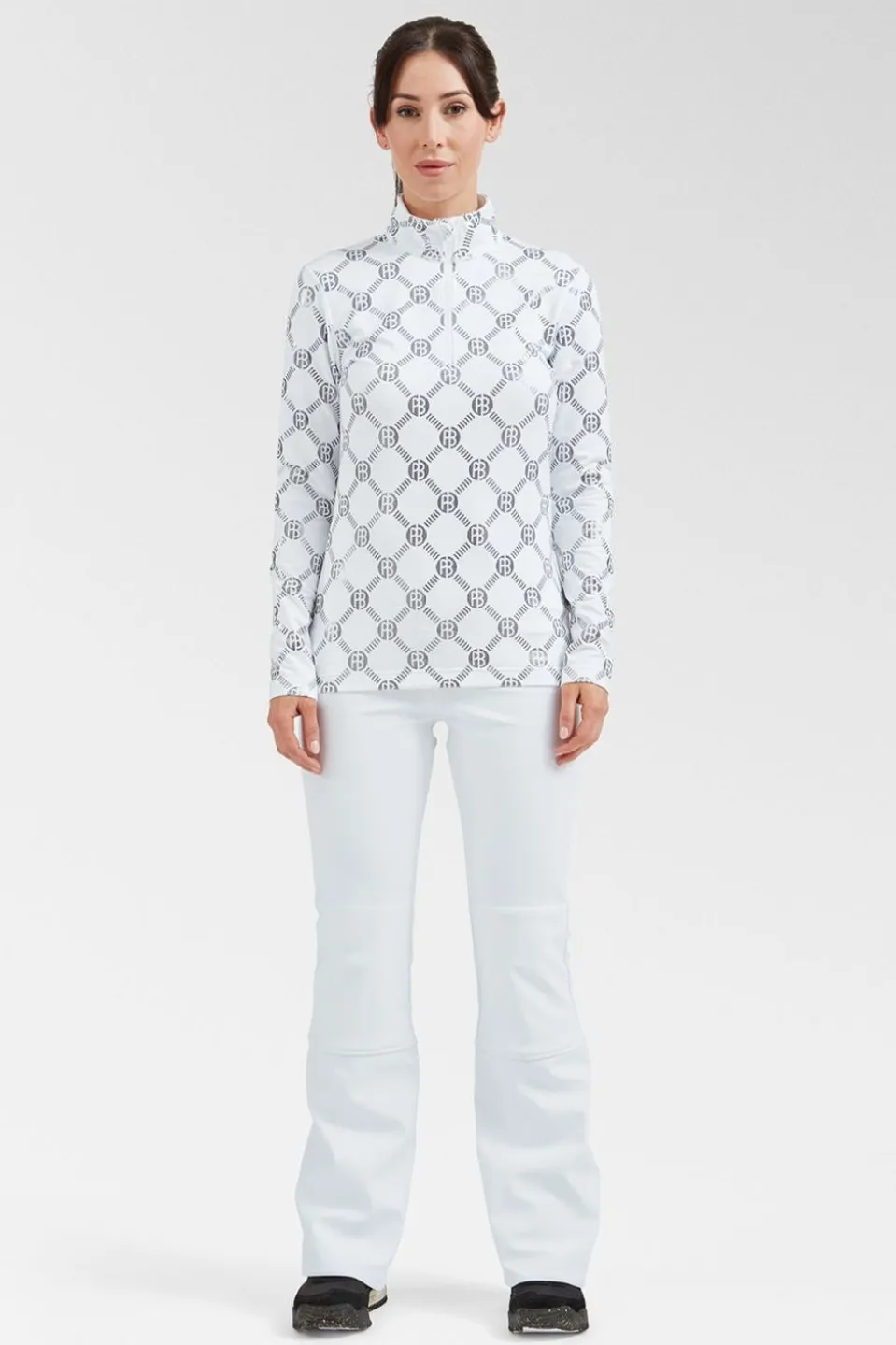 Womens High Waist Softshell Ski Pants