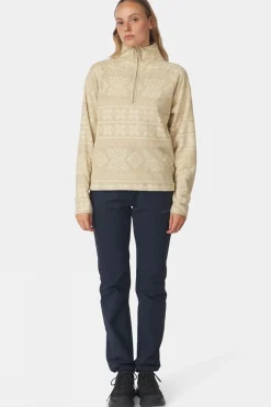 Womens Inverno Printed Half Zip Fleece