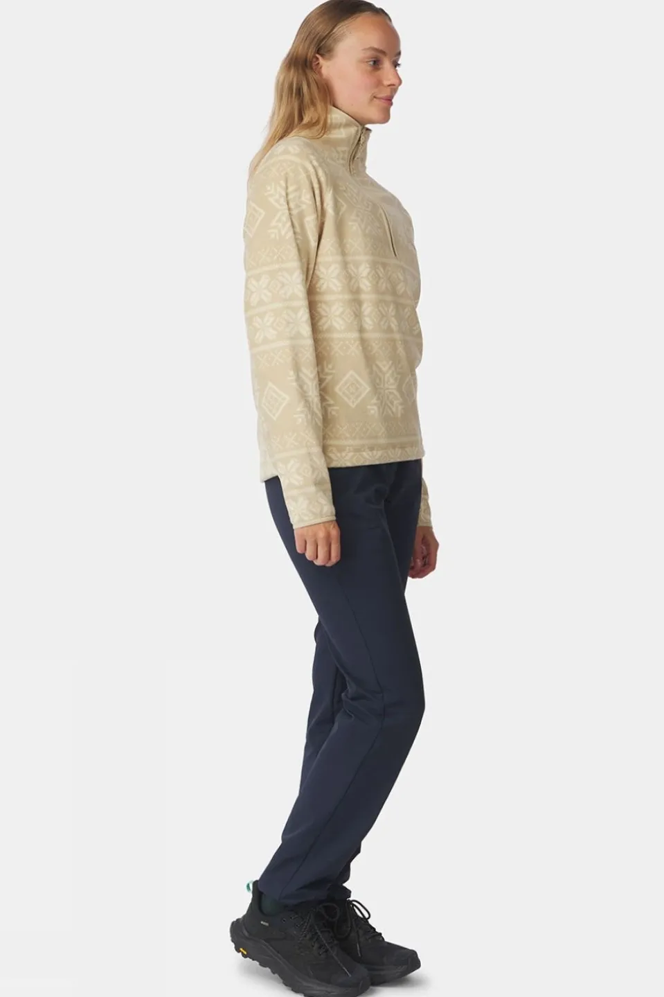 Womens Inverno Printed Half Zip Fleece