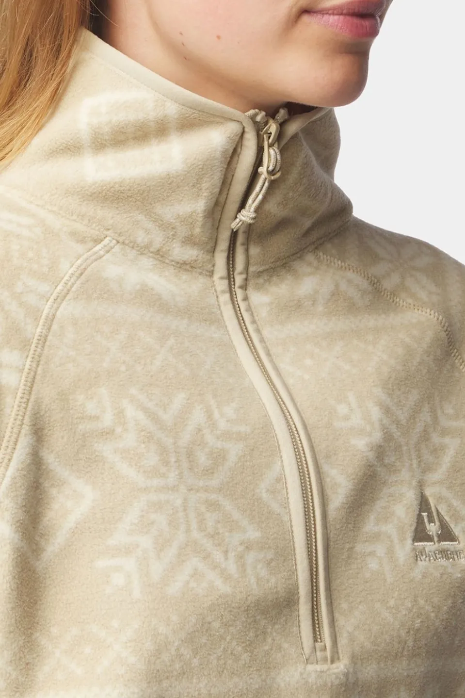 Womens Inverno Printed Half Zip Fleece