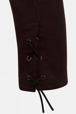 Womens Lace-up Moleskin Pants