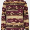 Womens Leiria Printed Snap Half Zip Fleece