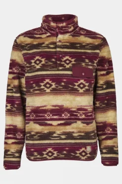 Womens Leiria Printed Snap Half Zip Fleece