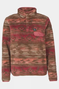 Womens Leiria Printed Snap Half Zip Fleece