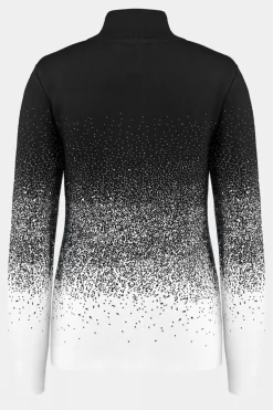 Womens Leopard Knit Ski Jacket