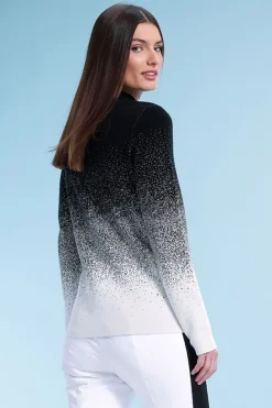 Womens Leopard Knit Ski Jacket