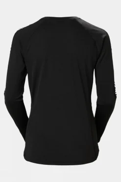 Womens Lifa Active Stripe Crew Base Layer Top