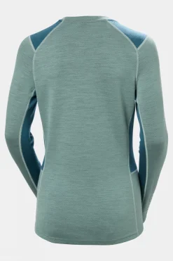 Womens Lifa Merino Midweight Crew Base Layer Top