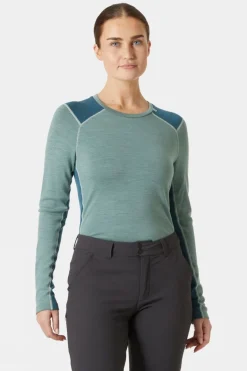 Womens Lifa Merino Midweight Crew Base Layer Top