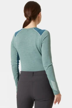 Womens Lifa Merino Midweight Crew Base Layer Top