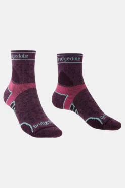 Womens Lightweight T2 Merino Sport 3/4 Crew Socks