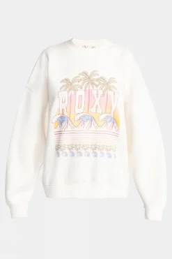 Womens Lineup Oversized Crew Sweatshirt