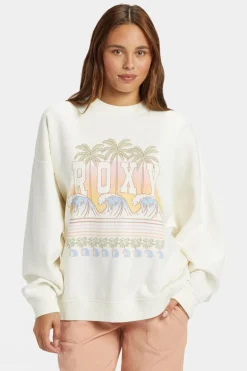 Womens Lineup Oversized Crew Sweatshirt