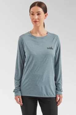 Womens Long Sleeve Capilene Cool Daily Graphic T-Shirt