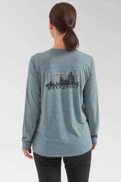 Womens Long Sleeve Capilene Cool Daily Graphic T-Shirt