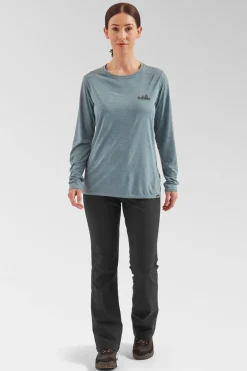 Womens Long Sleeve Capilene Cool Daily Graphic T-Shirt