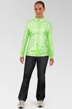 Womens Lucianne Leopard Fleece