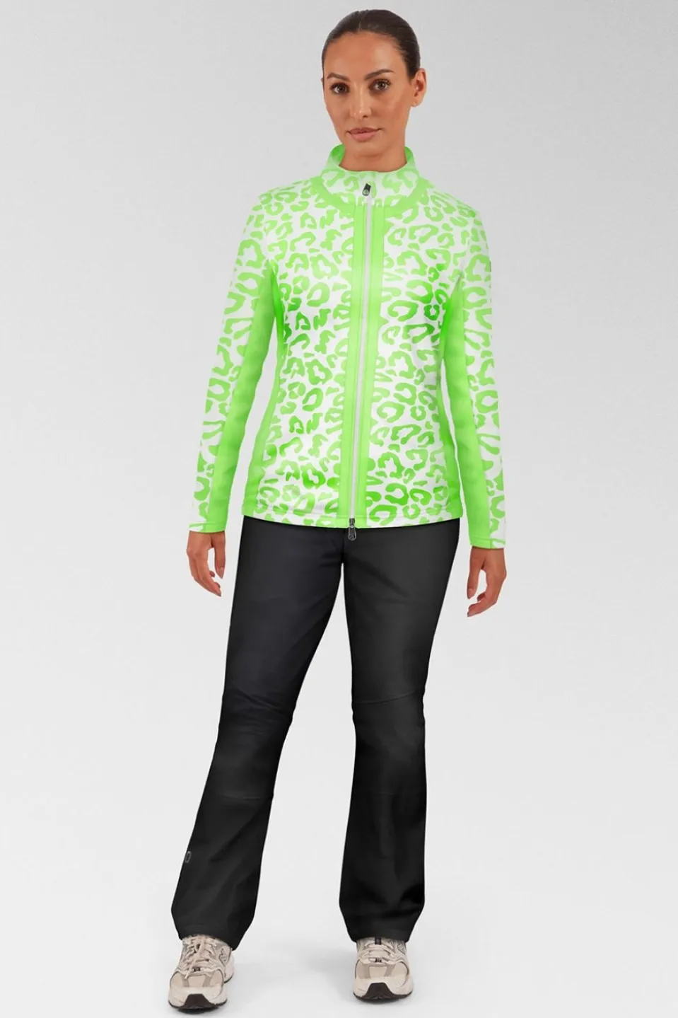 Womens Lucianne Leopard Fleece