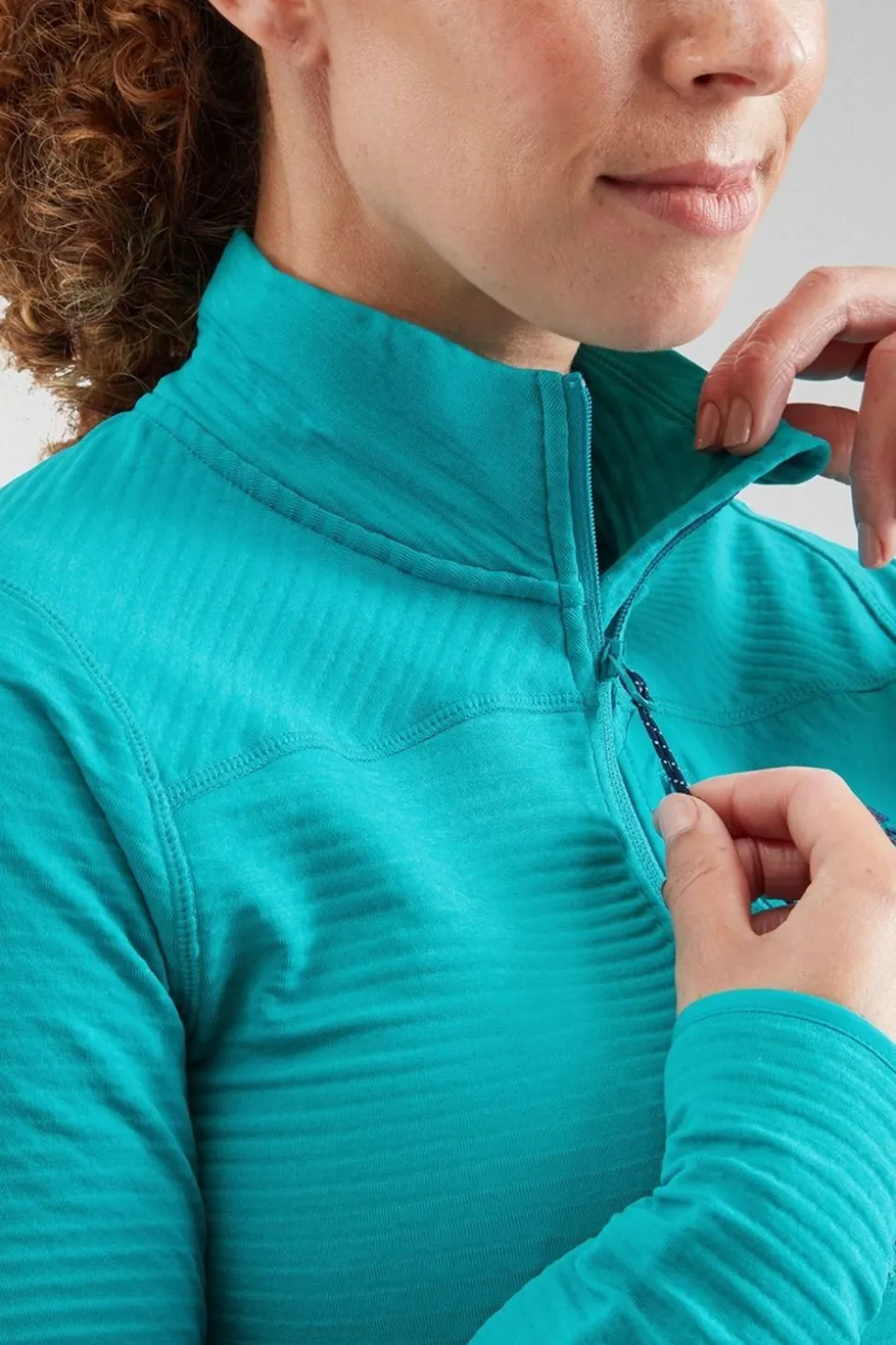 Womens Lumiko Zip Fleece Top
