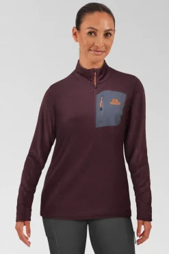 Womens Lumiko Zip Fleece Top