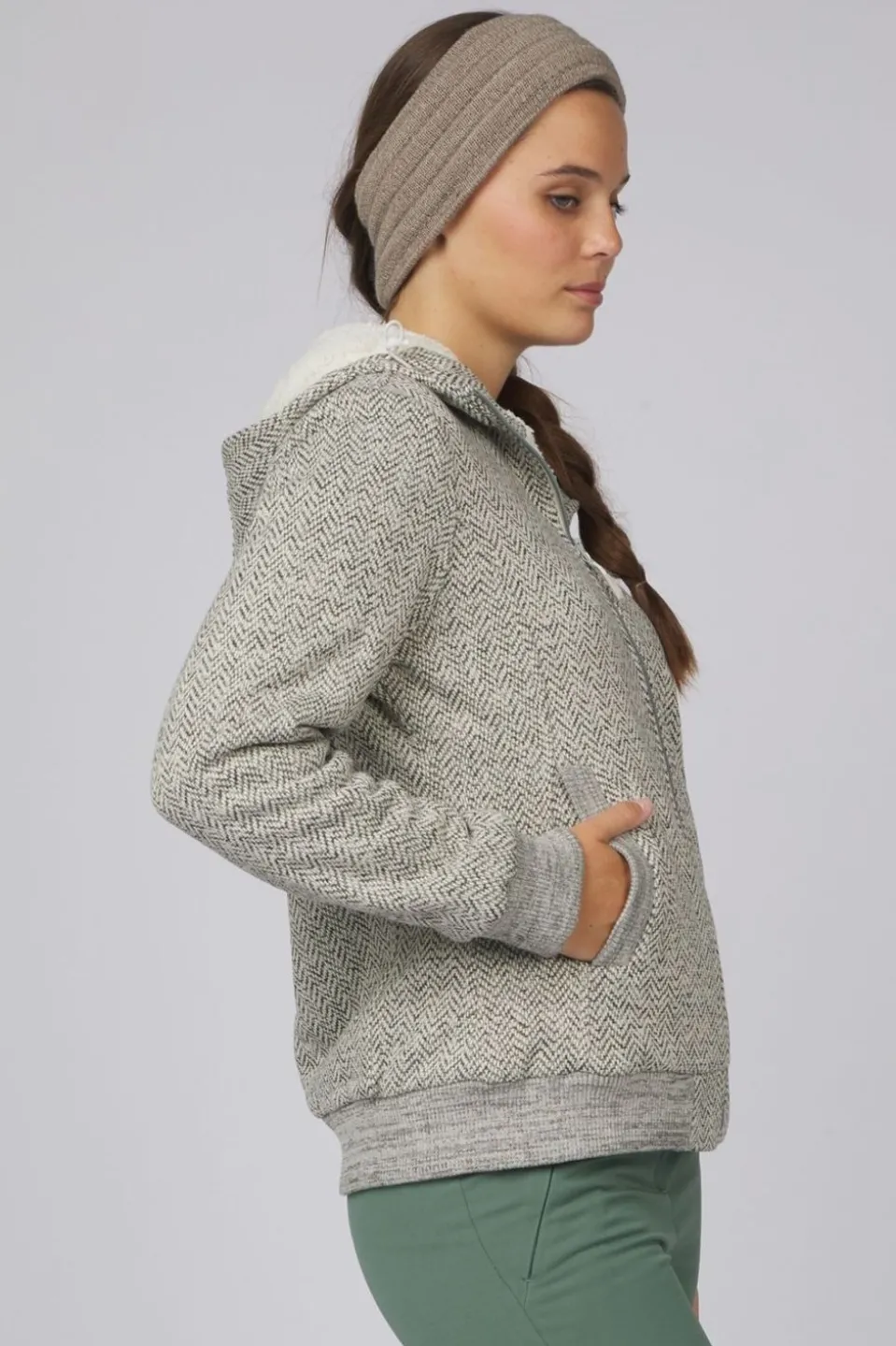 Womens Medina Full Zip Fleece Hoodie