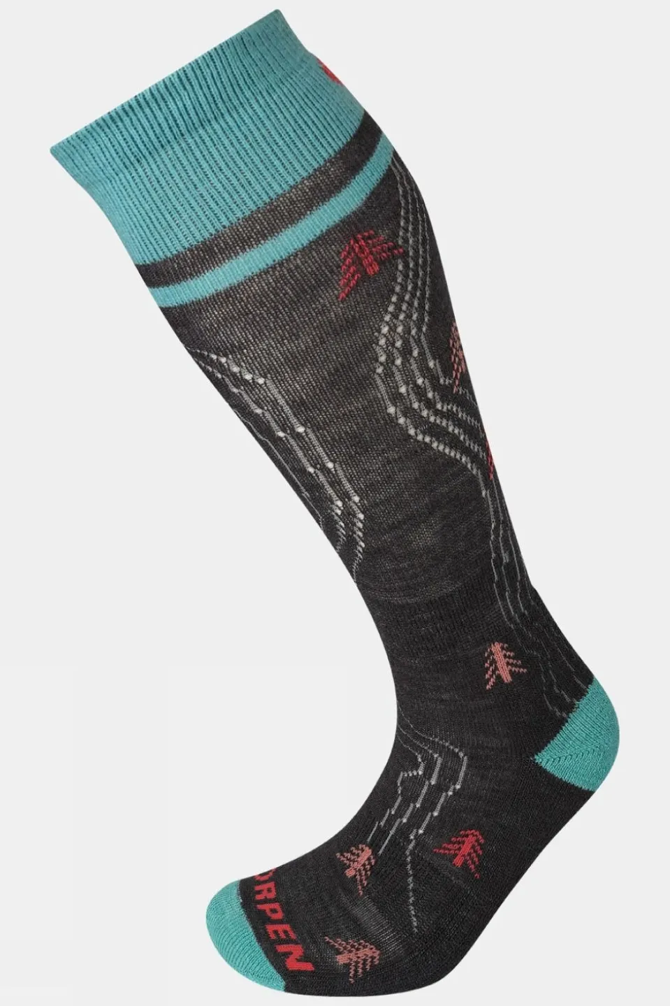 Womens Mid Ski Socks (2 Pack)