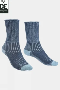 Womens Midweight Merino Comfort Crew Socks