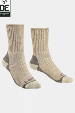 Womens Midweight Merino Comfort Crew Socks